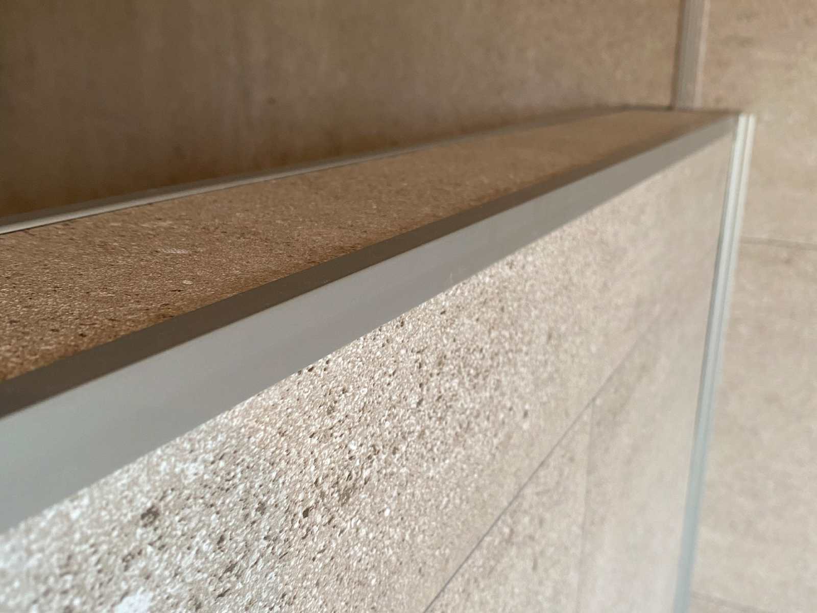 Außenwinkel L-Profil SILBER 260 cm Länge passend zu Gerflor Mural Revela